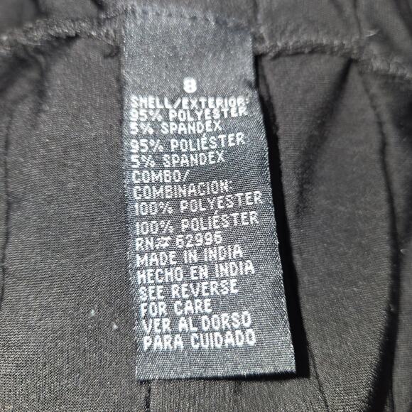 Scarlett Womens 8 Black Chiffon Cape Overlay Sheath Dress Witchy Whimsigoth - Picture 15 of 16